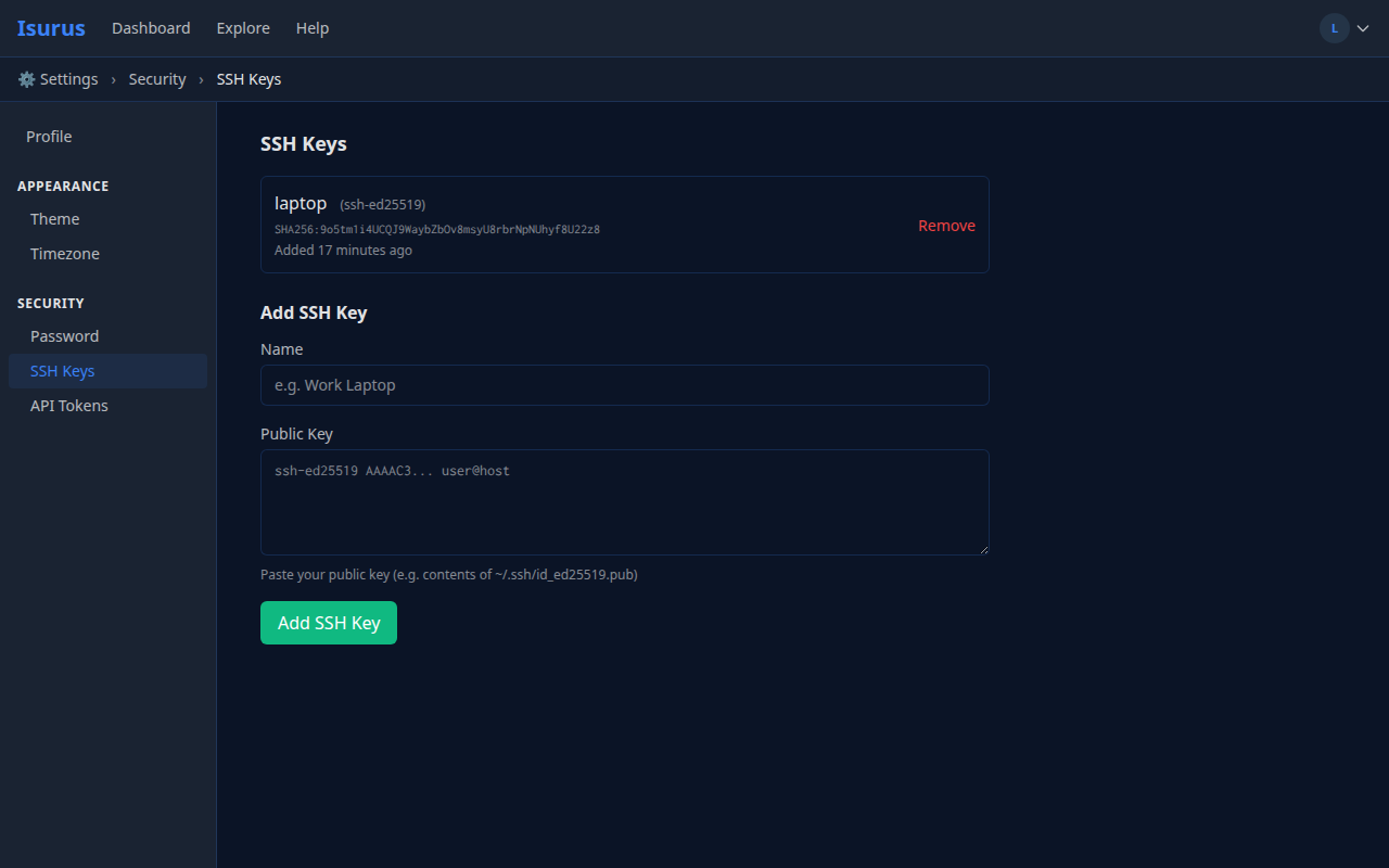 SSH Keys